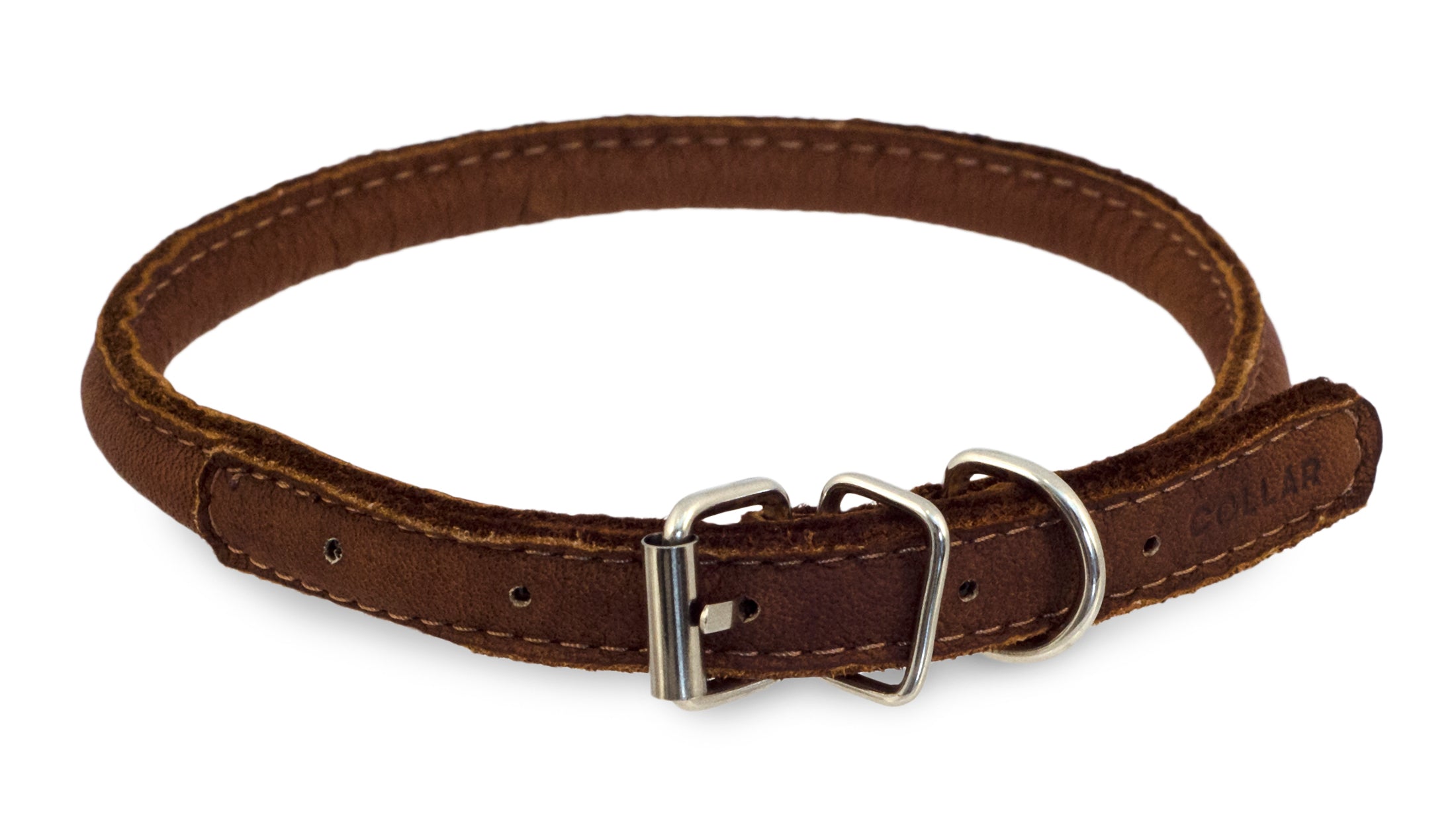 Soft Ställbart Läderhalsband