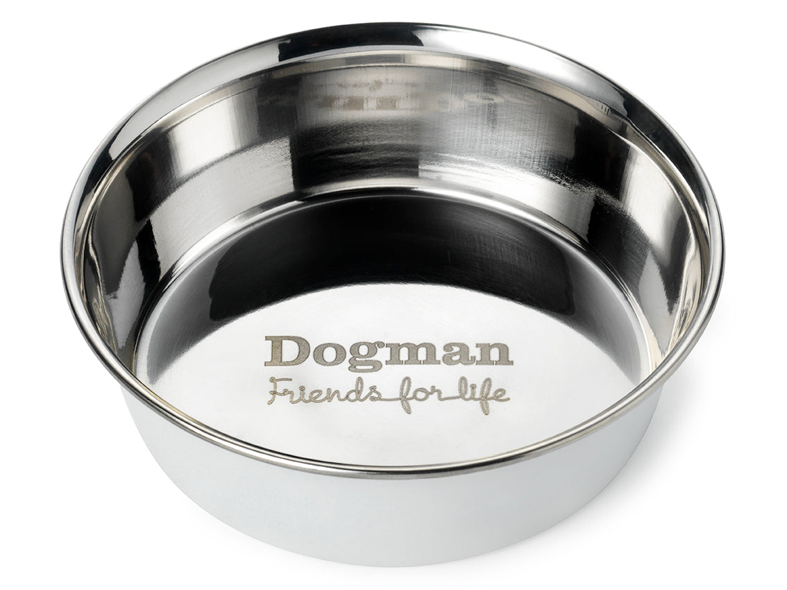 Matskål Heavy Rostfri Vit