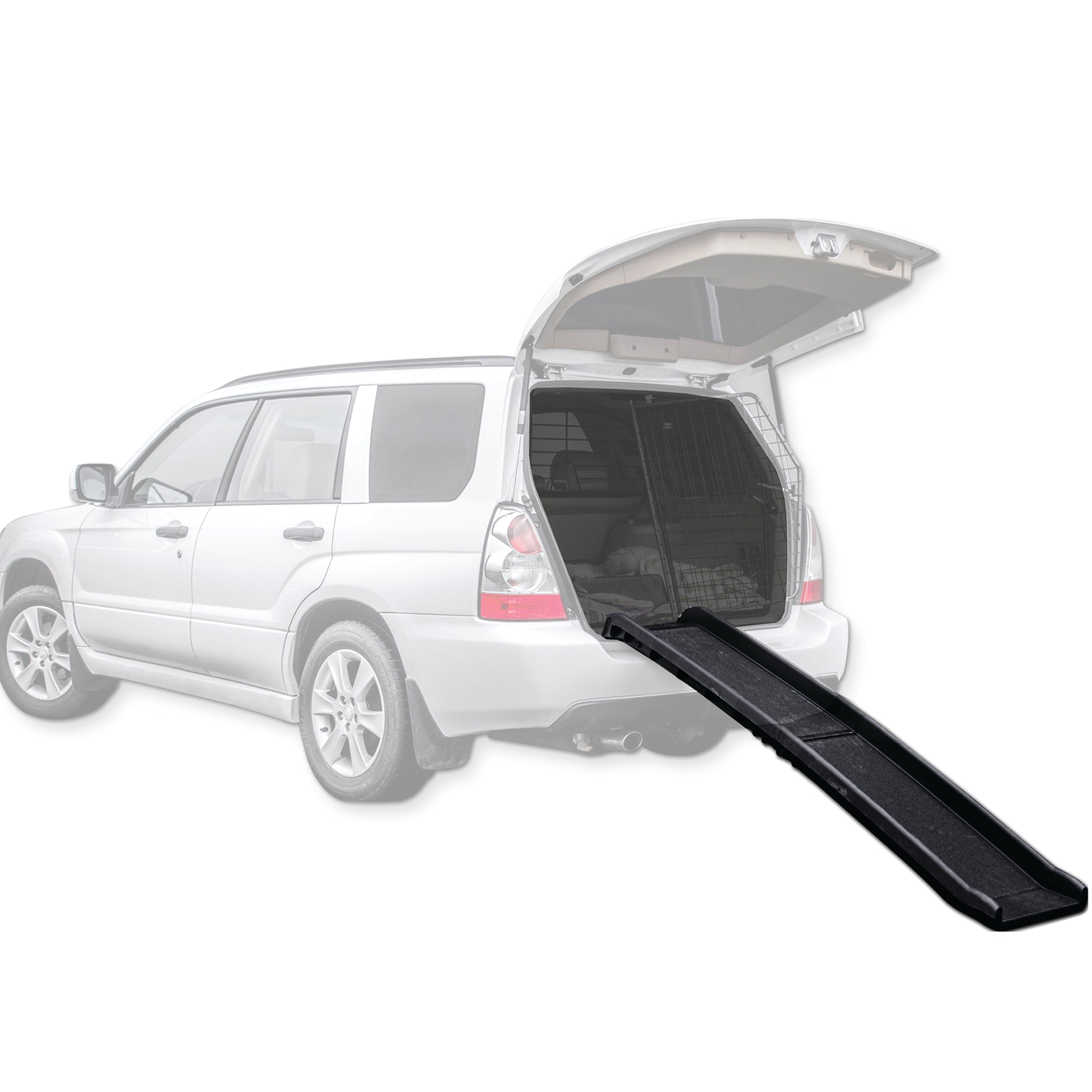 Ihopfällbar Hundramp Svart