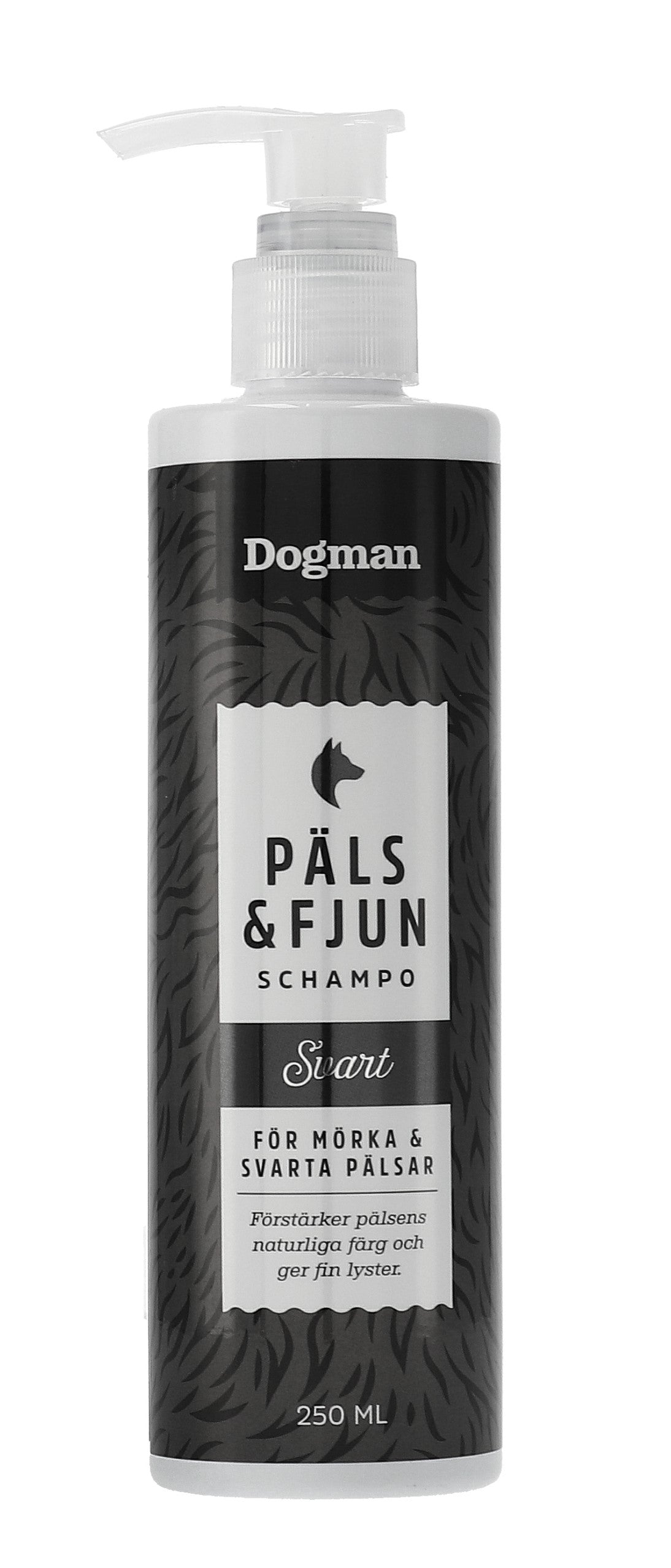 Päls & Fjun Svart Hundschampo 250ml