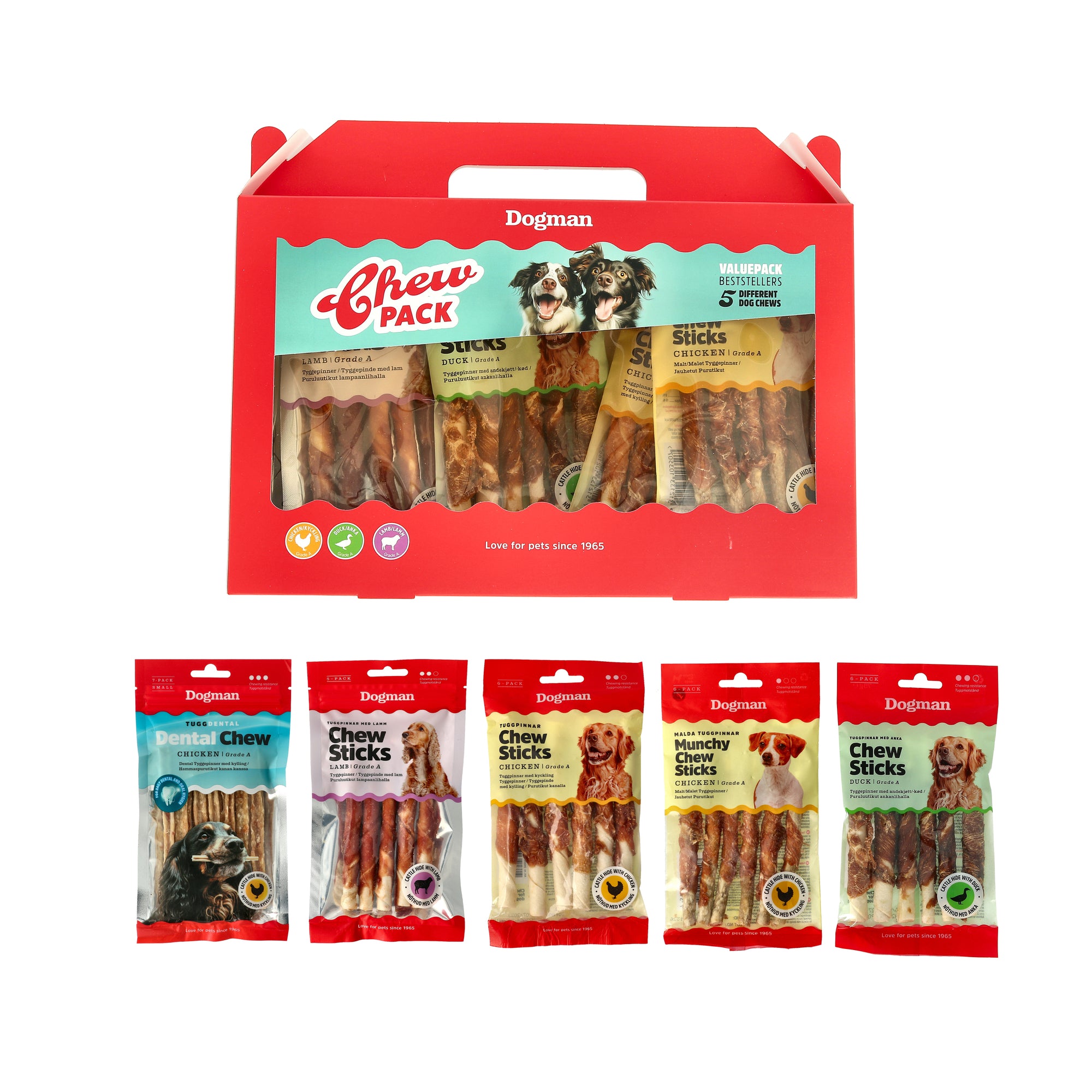 Dogman Bästa Tuggen Valuebox 5p