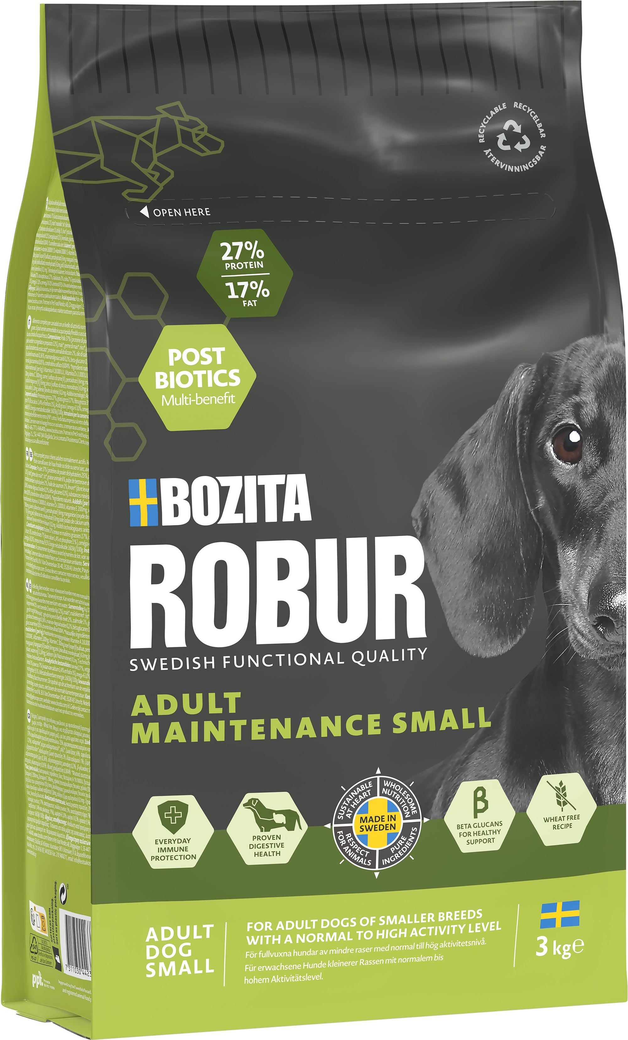 Bozita Robur Adult Maintenance Mini Hundfoder 3kg