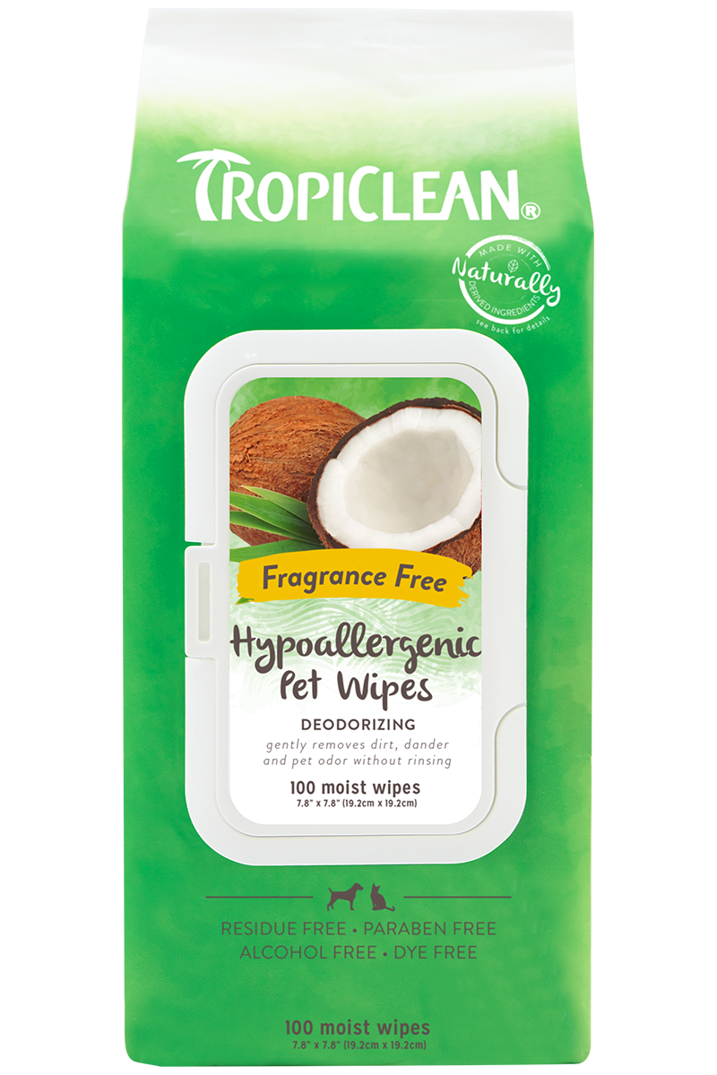 Tropiclean Hypo Allergenic Wipes