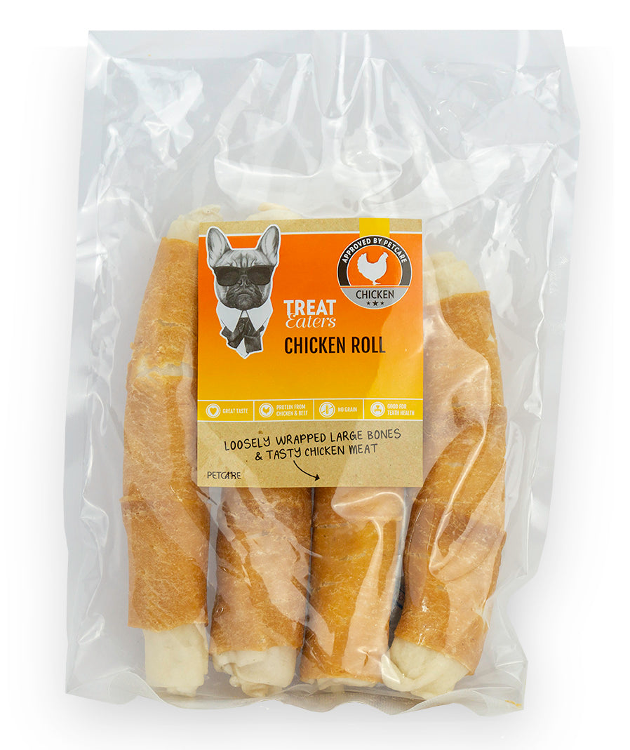 Treateaters Treateaters Chicken Rolls 23 cm, 4 pcs
