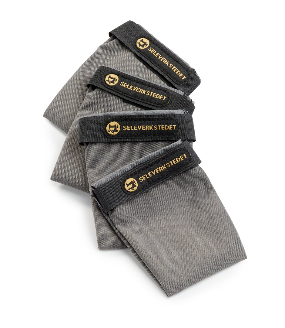 Endurance Grey Dog Shoes 4-pack