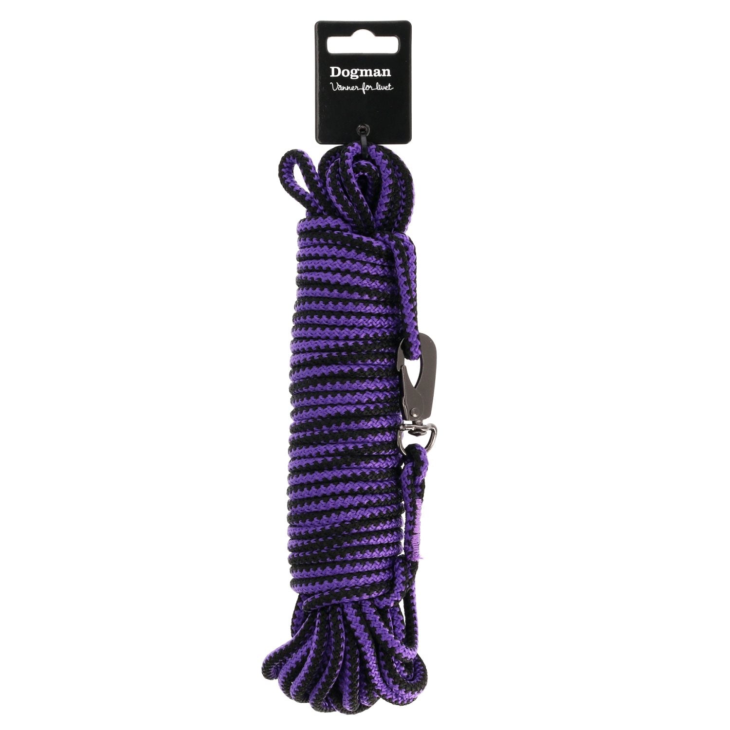 Spårlina Iris Flätad Lila 15m