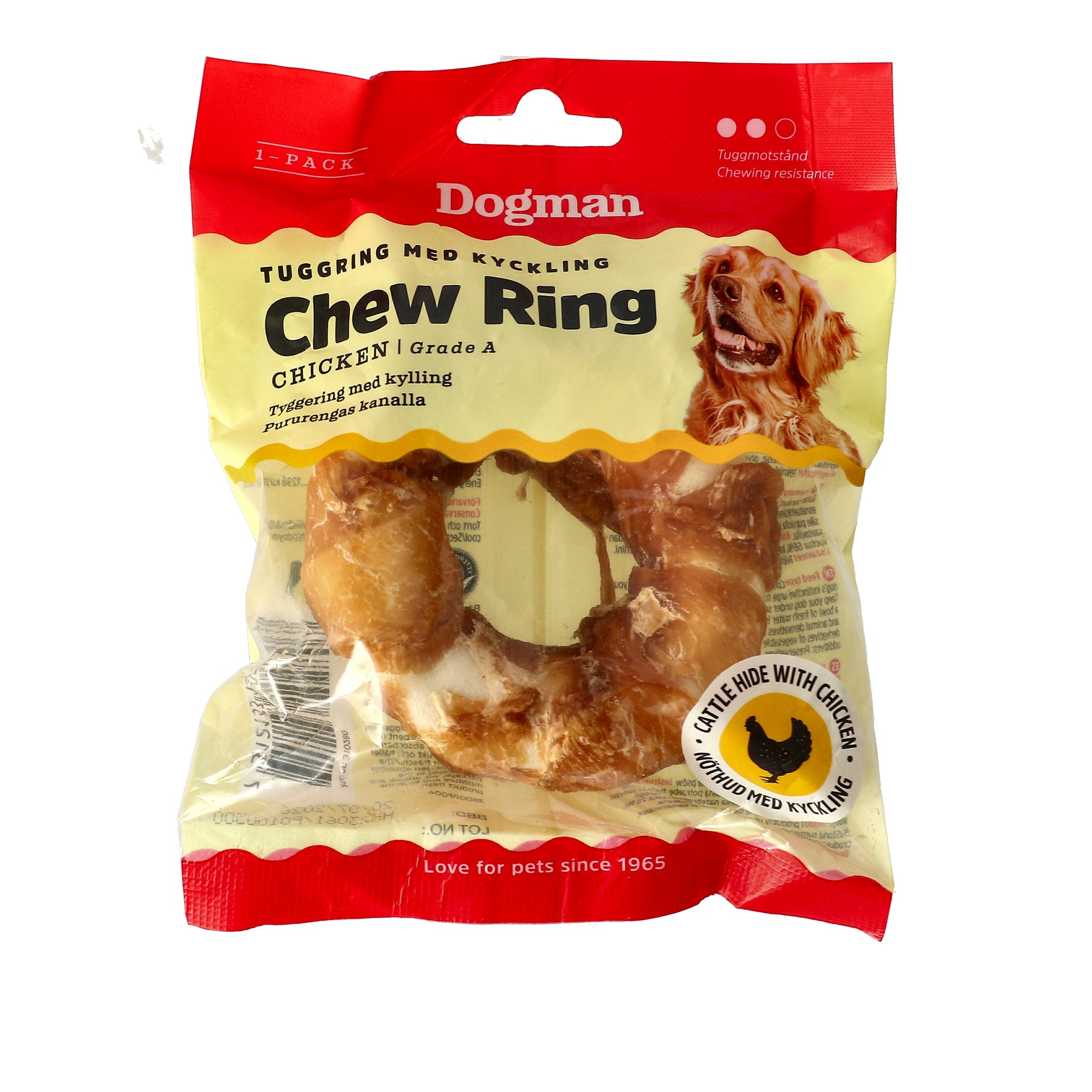 Tuggring Med Kyckling Vit 7,5cm