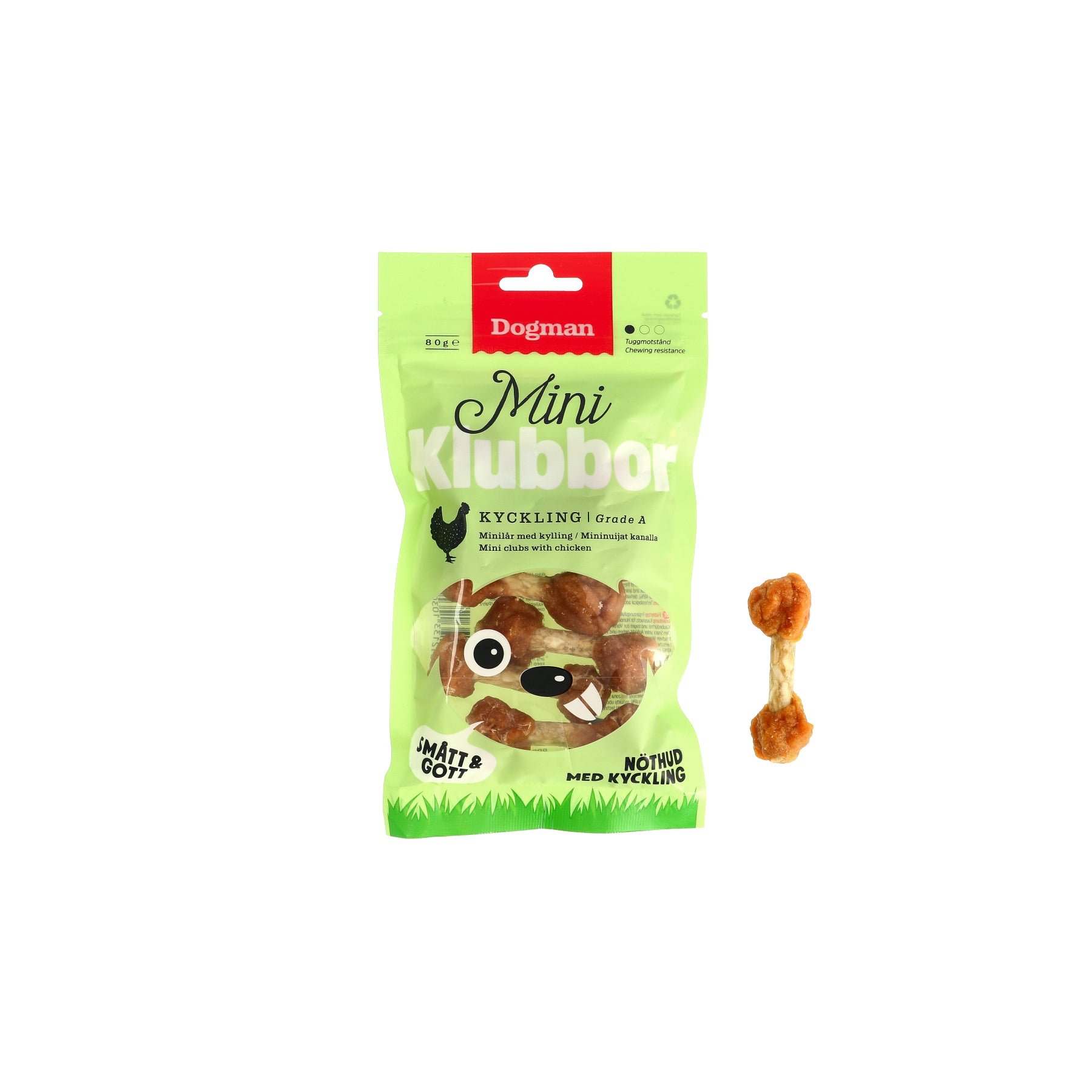 Miniklubbor Med Kyckling 80g