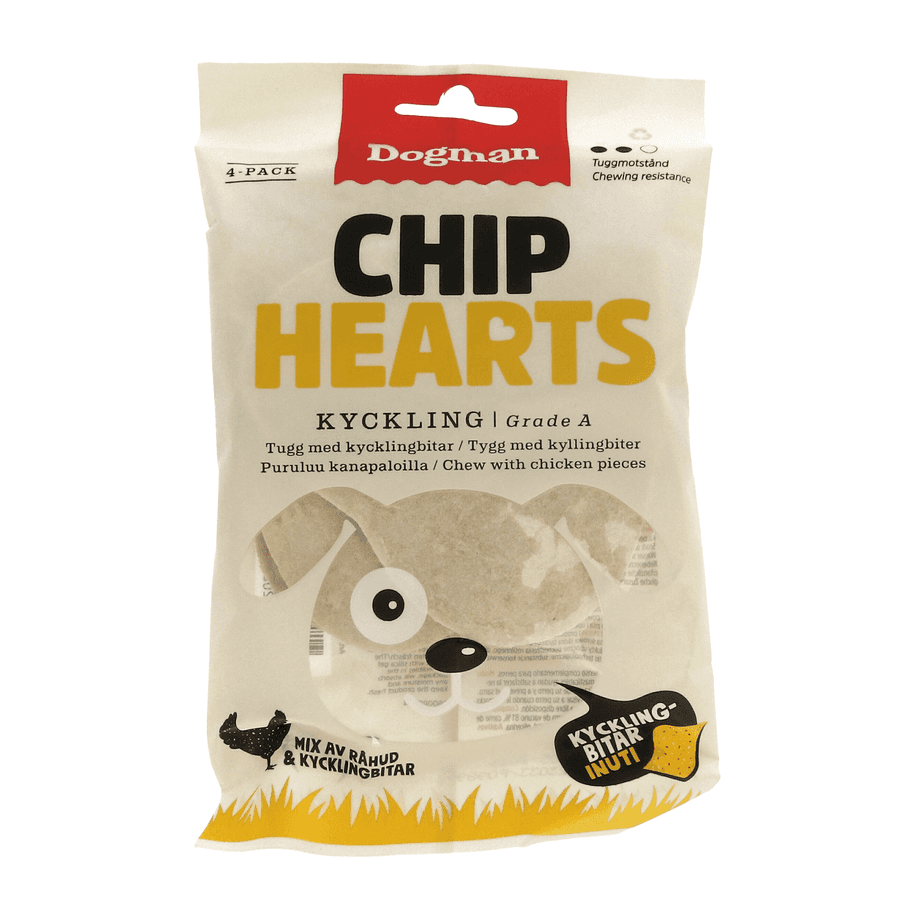 Tugg Hjärta Med Kycklingbitar 4p 30g