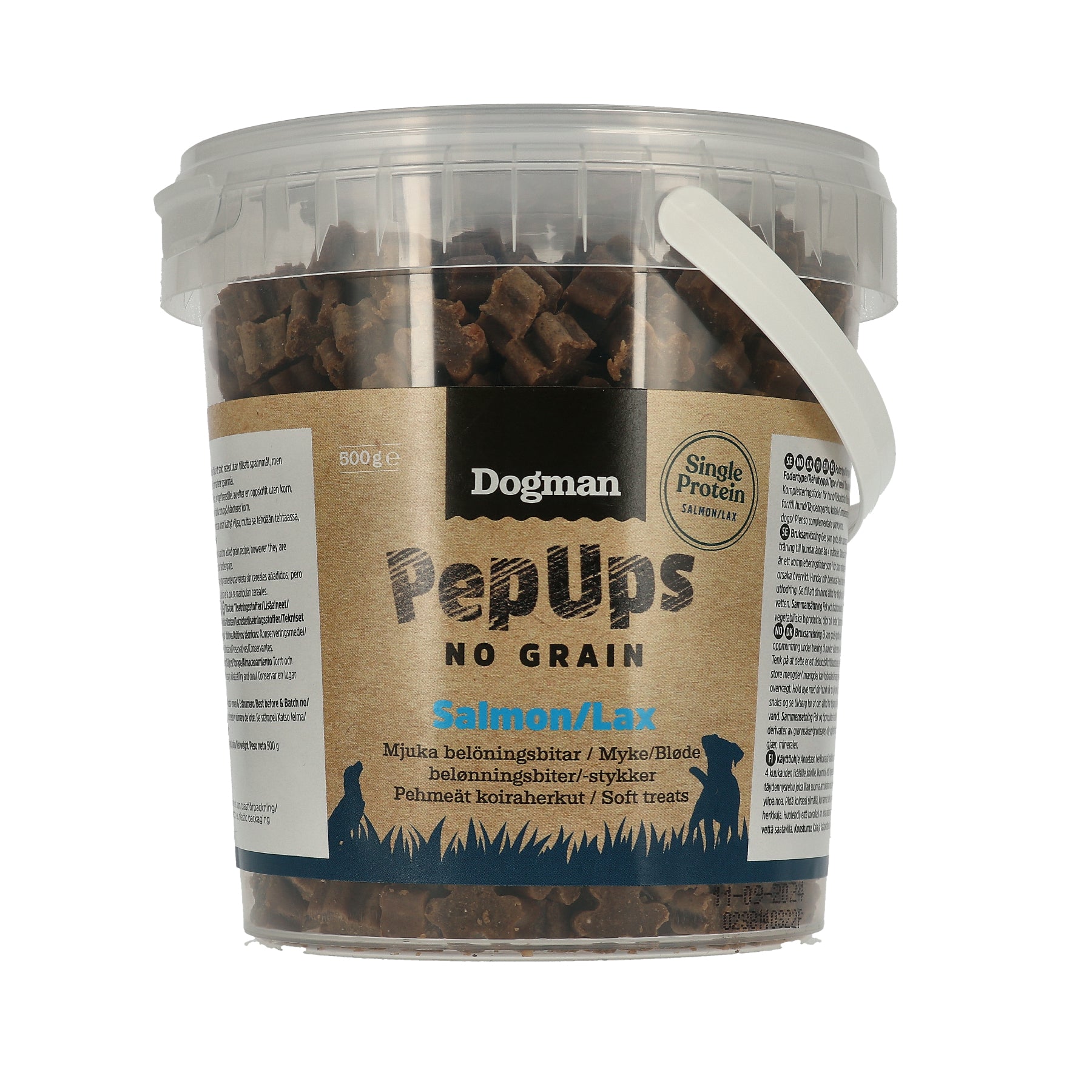 Pep Ups No Grain Lax Hundgodis 500g