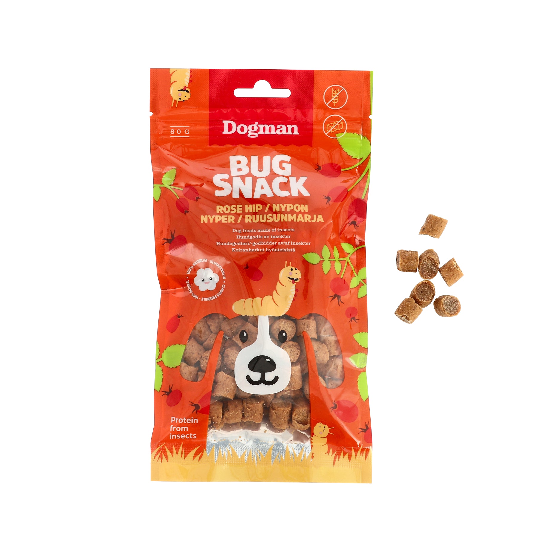 Bug Snack Rose Hip 80g