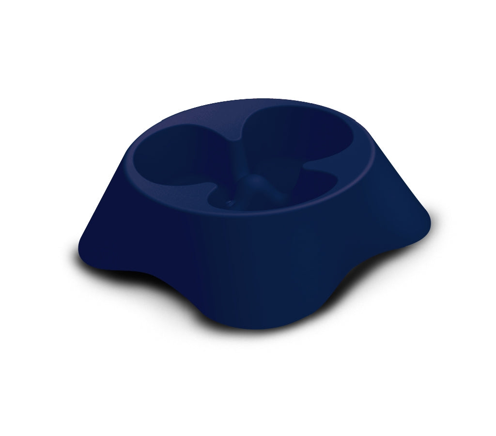 Slow Feed Dog Bowl Blue, 28×7,5 cm