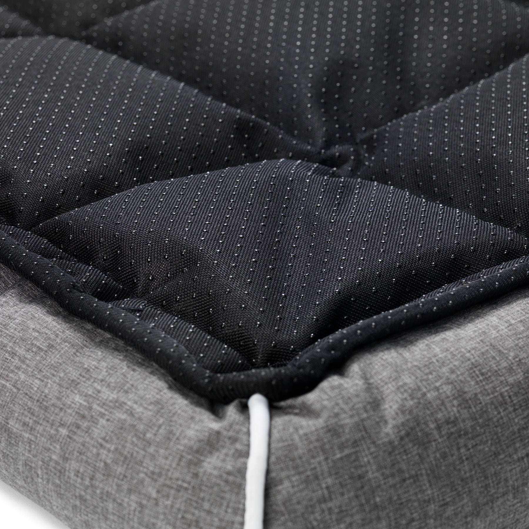 Buddy Hunddyna med kant Grå S