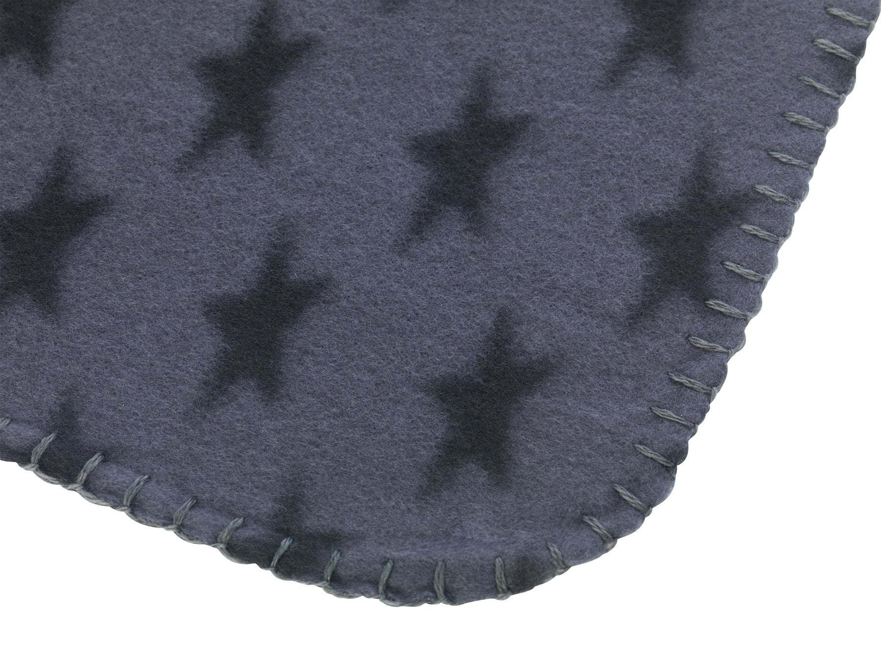 Fleecefilt Star Grå 100x70