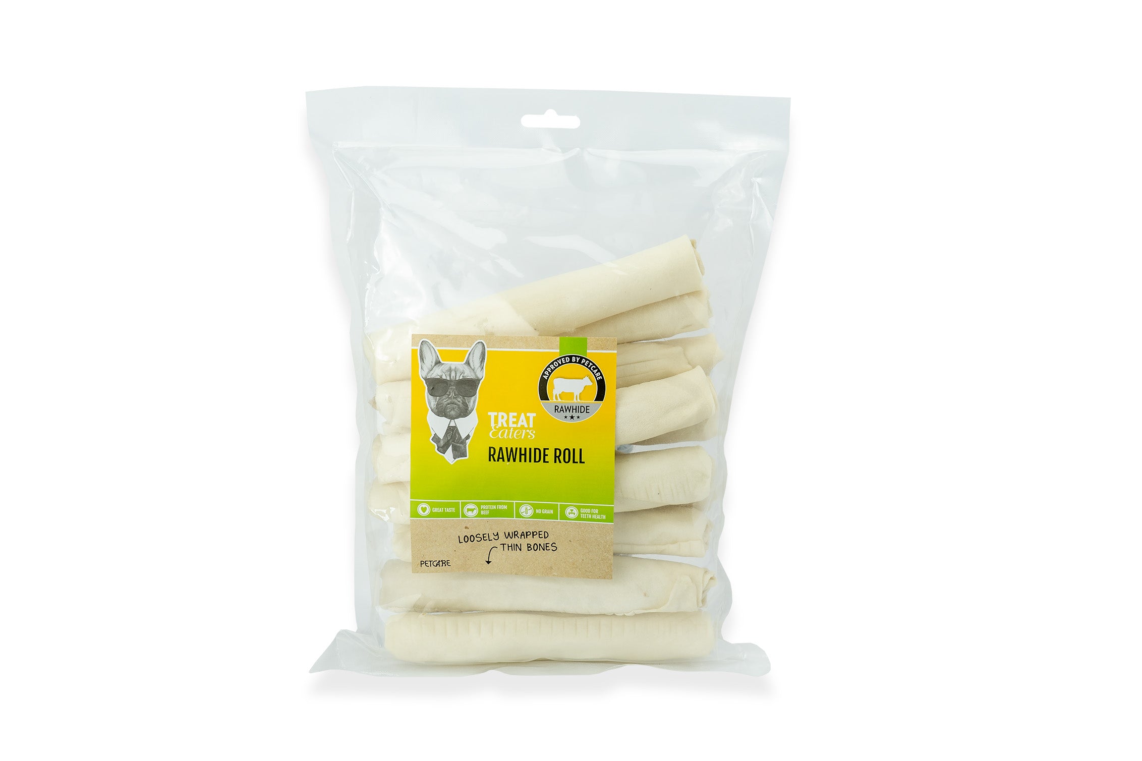 Treateaters Rawhide Roll 17×3 cm 10-pack 400g