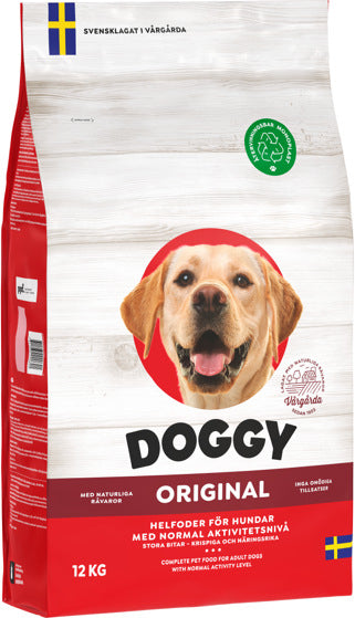 Doggy Original Torrfoder för hund 12kg