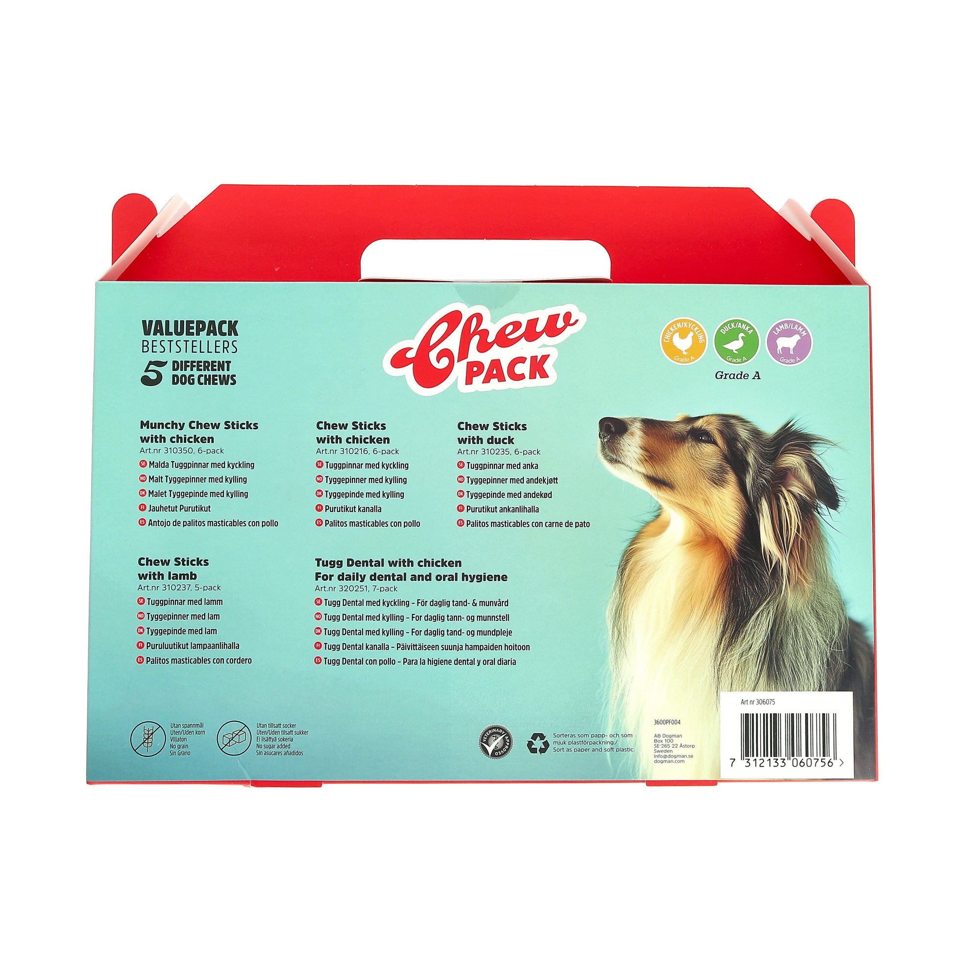 Dogman Bästa Tuggen Valuebox 5p
