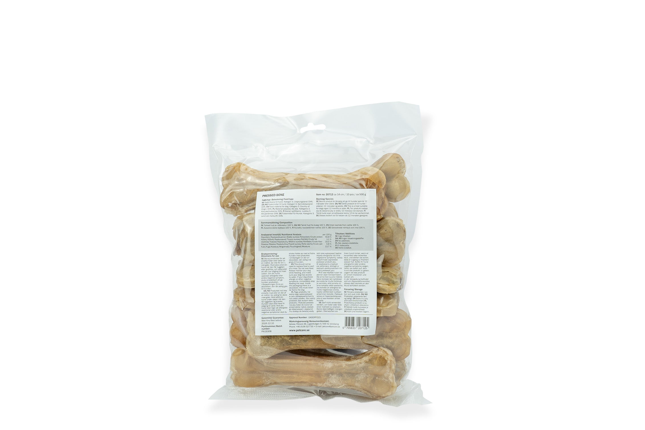 Treateaters Treateaters Pressed Bone 14 cm, 10 pcs