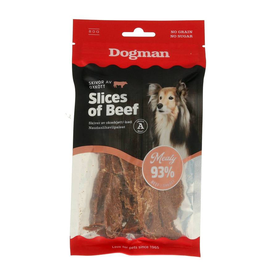 Dogman Meaty Skivor av Oxkött 80g