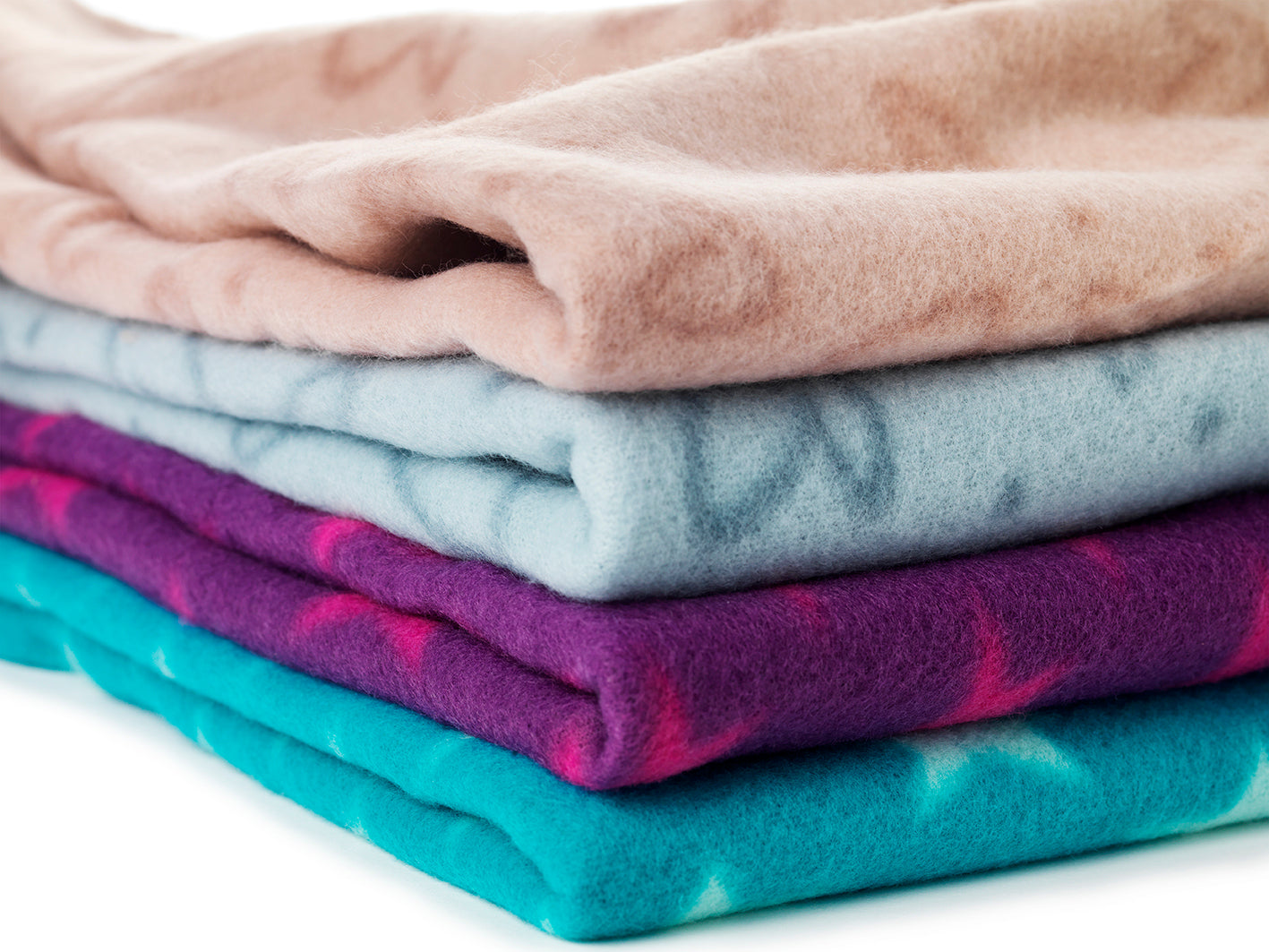 Fleecefilt Heart Rosa 100x70cm