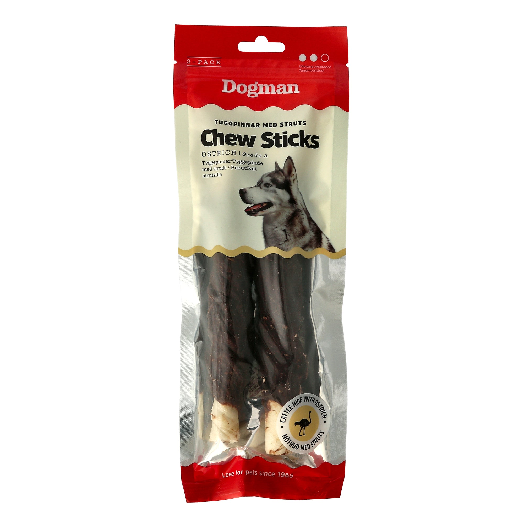 Dogman Tuggpinnar med Struts 2p 20cm